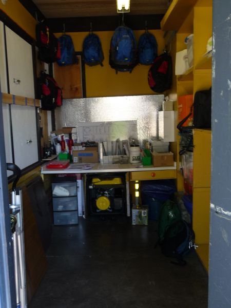 Well stocked closet ...